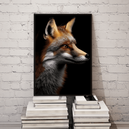 Vigilant Fox - Wildlife Wall Art - Aestheticanvas