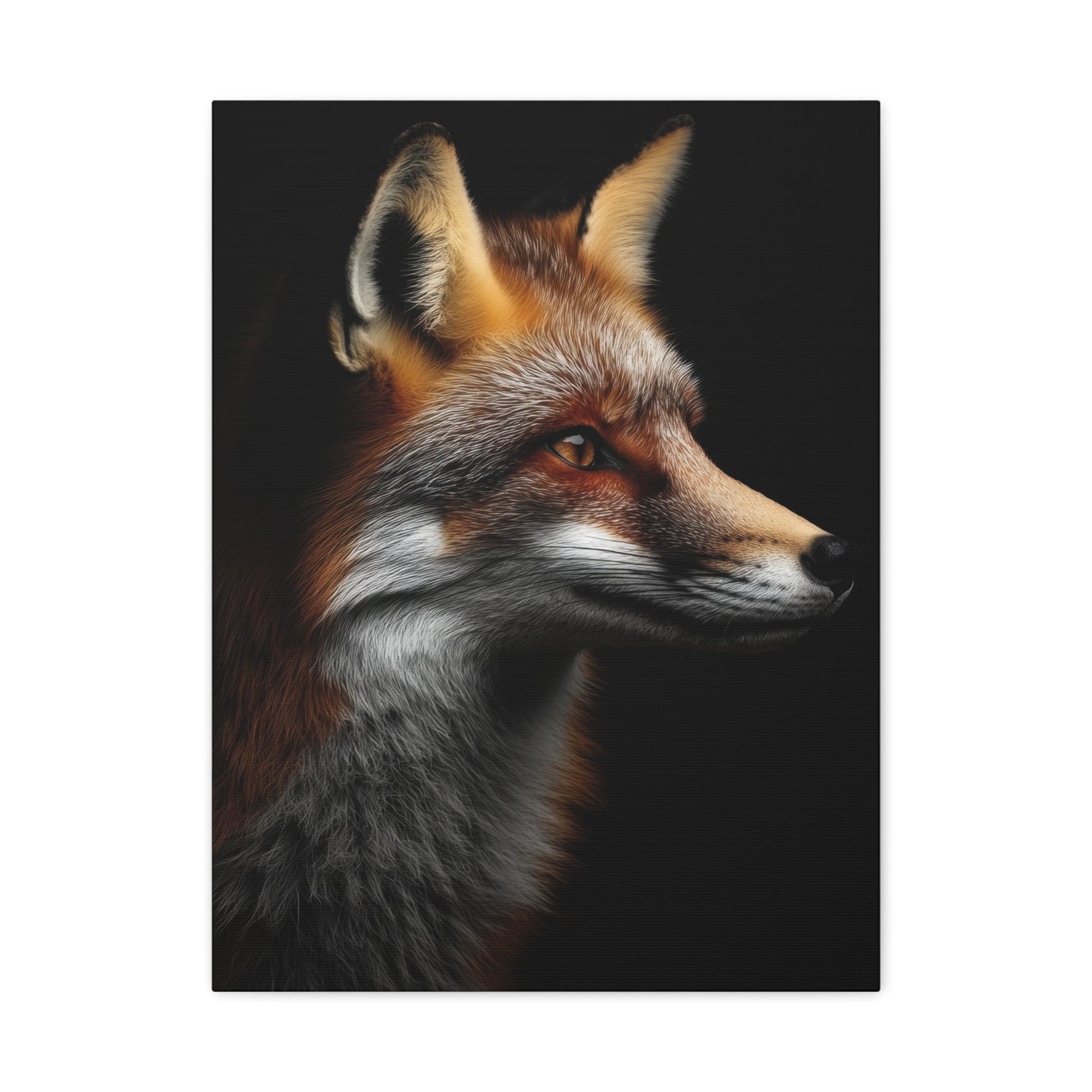 Vigilant Fox - Wildlife Wall Art - Aestheticanvas