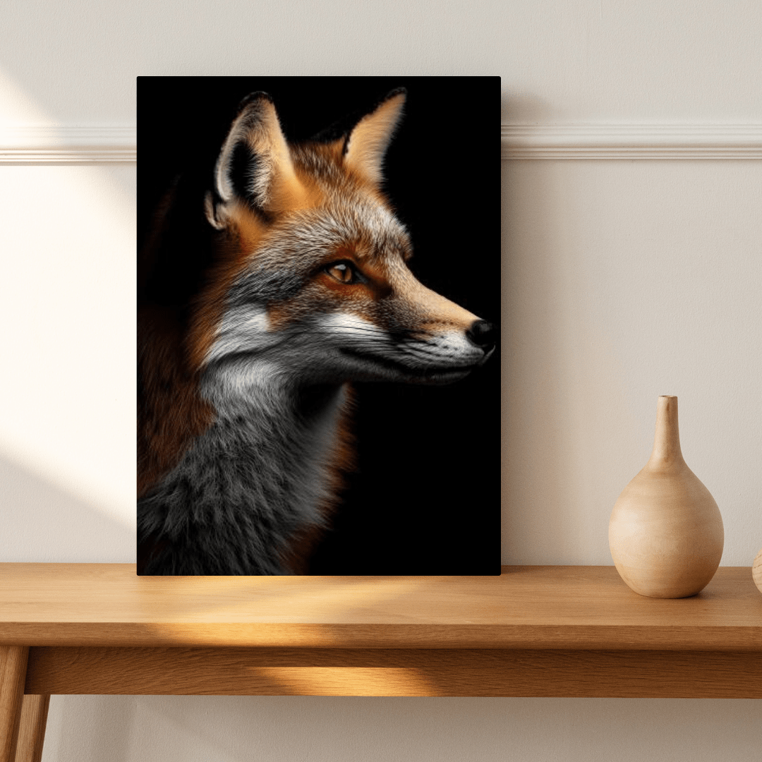 Vigilant Fox - Wildlife Wall Art - Aestheticanvas