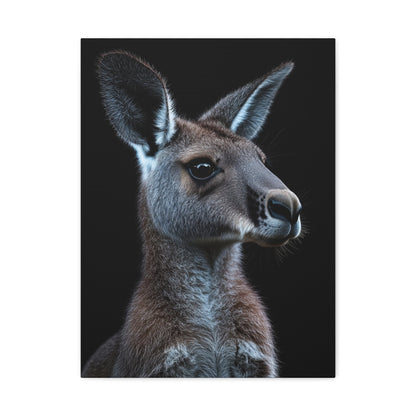 Vigilant Roo - Wildlife Wall Art - Aestheticanvas