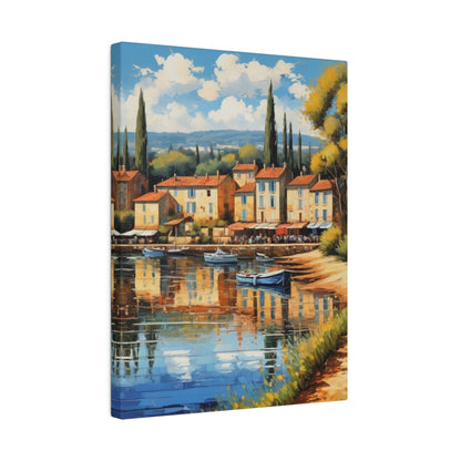 Village In South Of France - Wall Art - Aestheticanvas