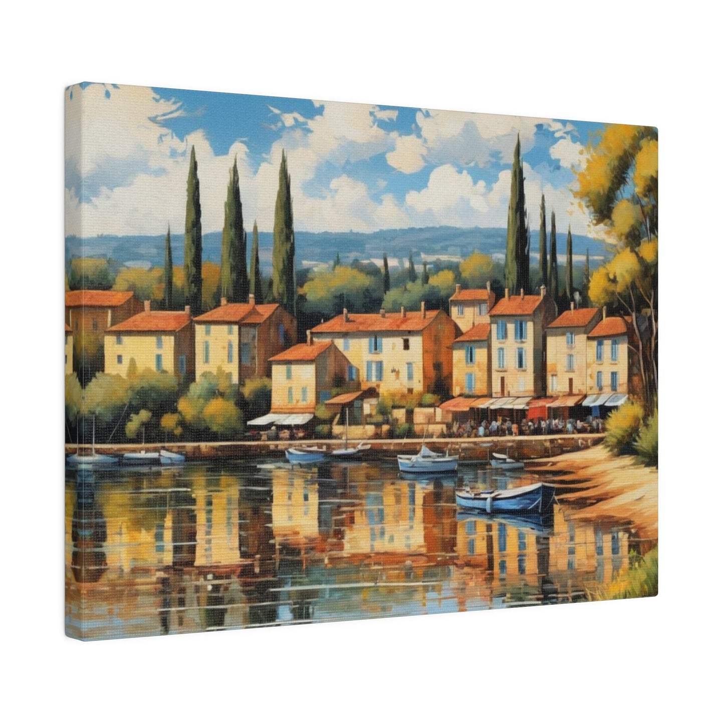 Village In South Of France - Wall Art - Aestheticanvas