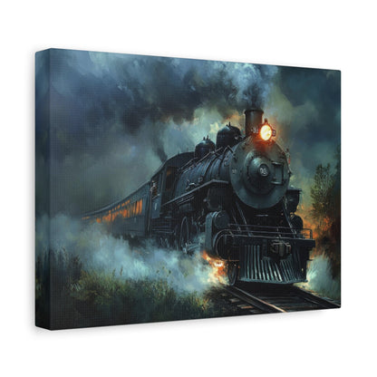 Vintage Steam Locomotive Journey - Train Wall Art - Aestheticanvas