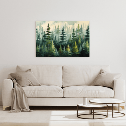 Whispering Pines - Forest Wall Art - Aestheticanvas