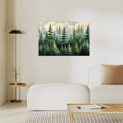 Whispering Pines - Forest Wall Art - Aestheticanvas