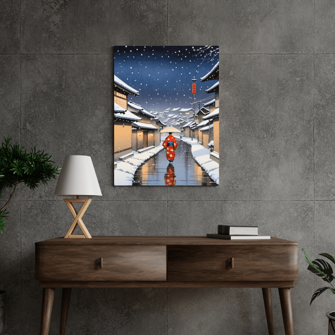 Winter In Kyoto Japan - Wall Art - Aestheticanvas