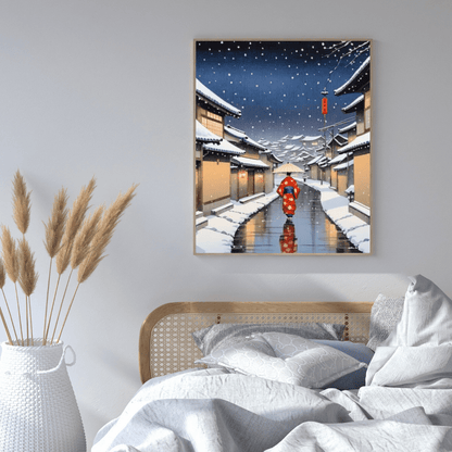 Winter In Kyoto Japan - Wall Art - Aestheticanvas