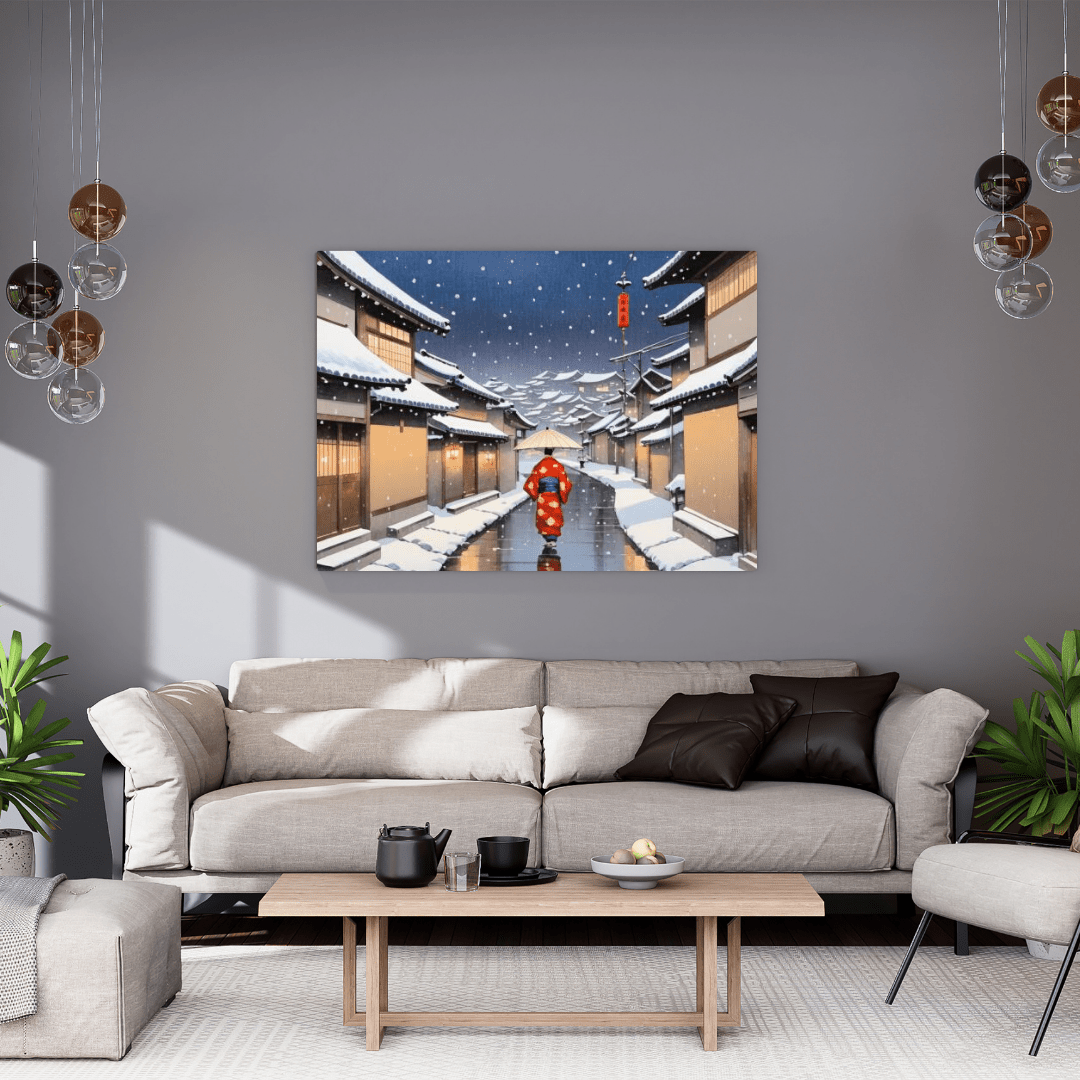 Winter In Kyoto Japan - Wall Art - Aestheticanvas