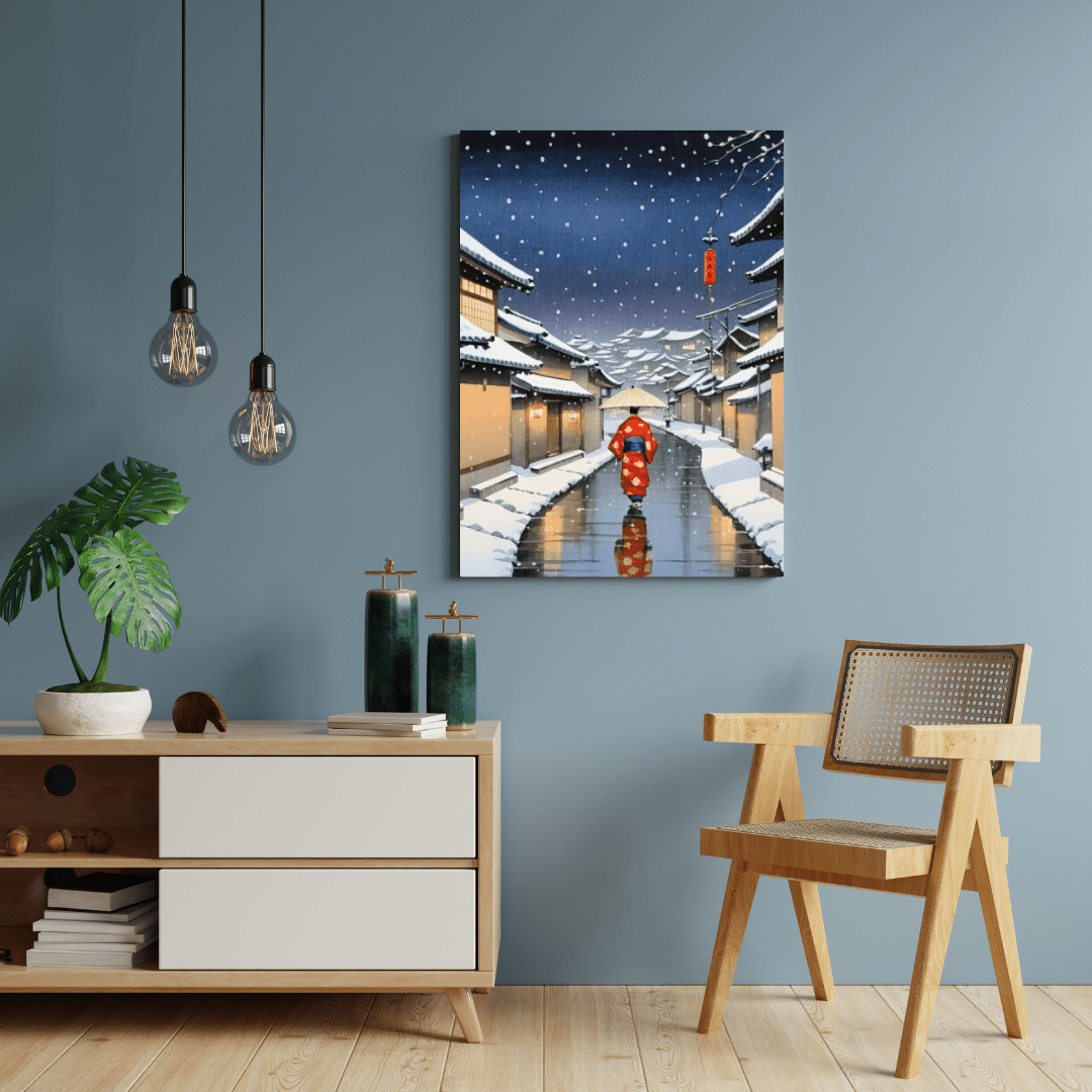 Winter In Kyoto Japan - Wall Art - Aestheticanvas