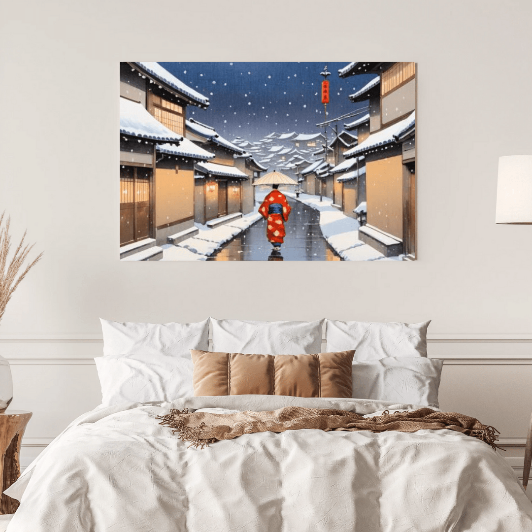 Winter In Kyoto Japan - Wall Art - Aestheticanvas