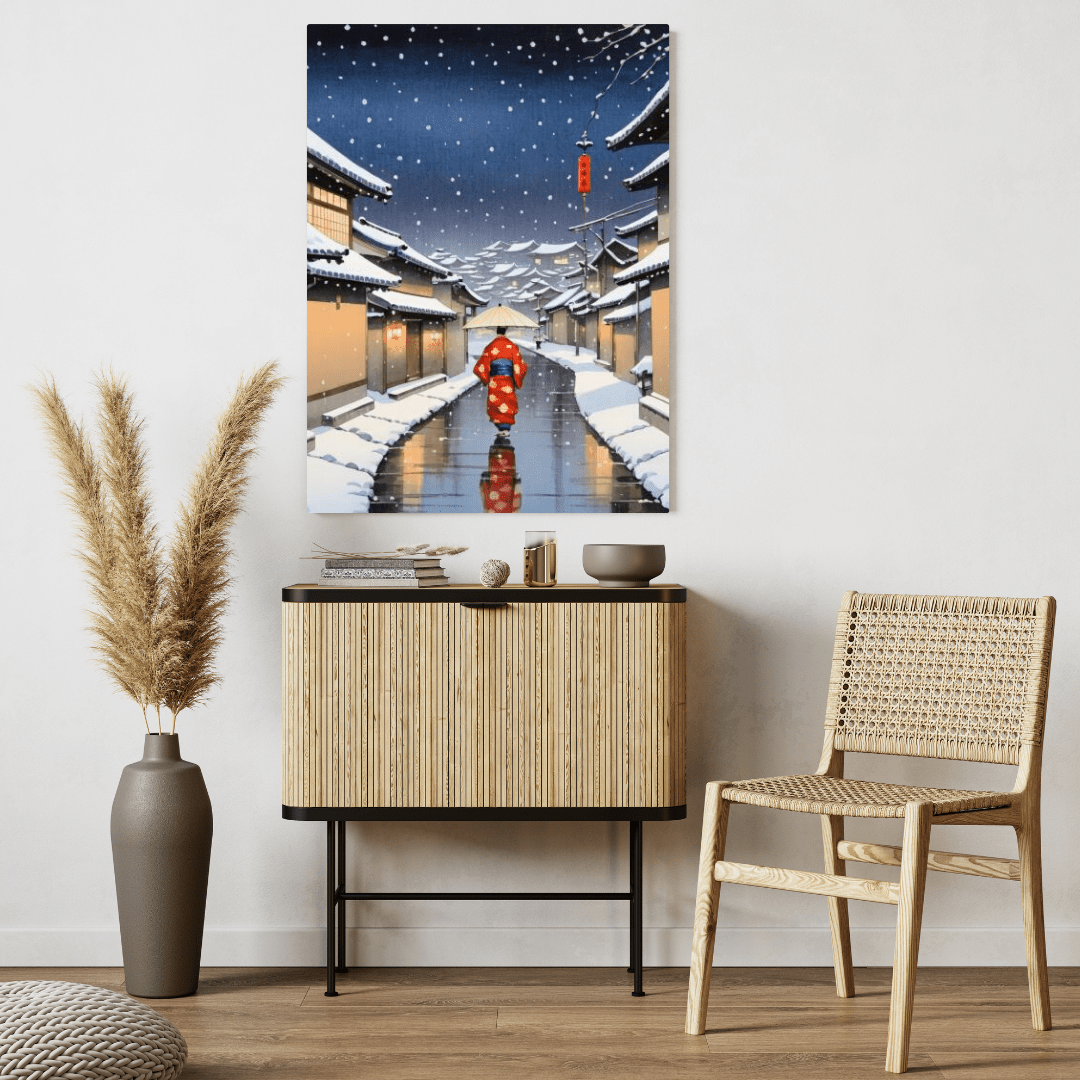 Winter In Kyoto Japan - Wall Art - Aestheticanvas