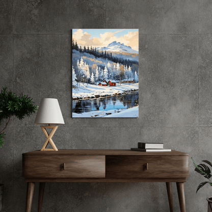 Winter In The Forest - Wall Art - Aestheticanvas