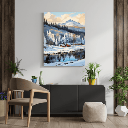 Winter In The Forest - Wall Art - Aestheticanvas