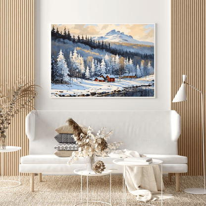 Winter In The Forest - Wall Art - Aestheticanvas