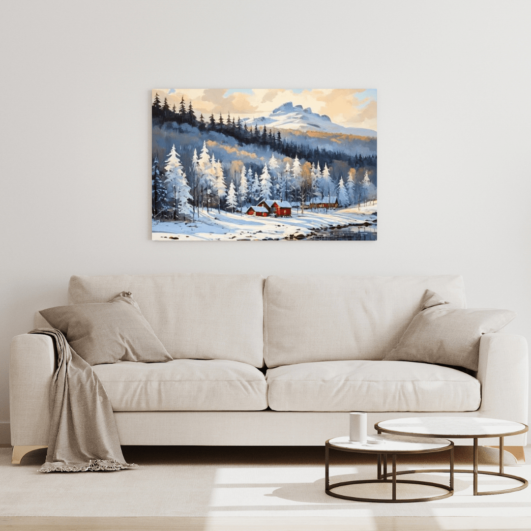 Winter In The Forest - Wall Art - Aestheticanvas