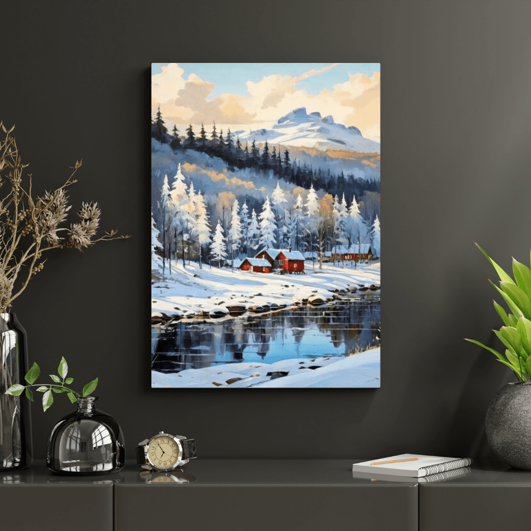 Winter In The Forest - Wall Art - Aestheticanvas