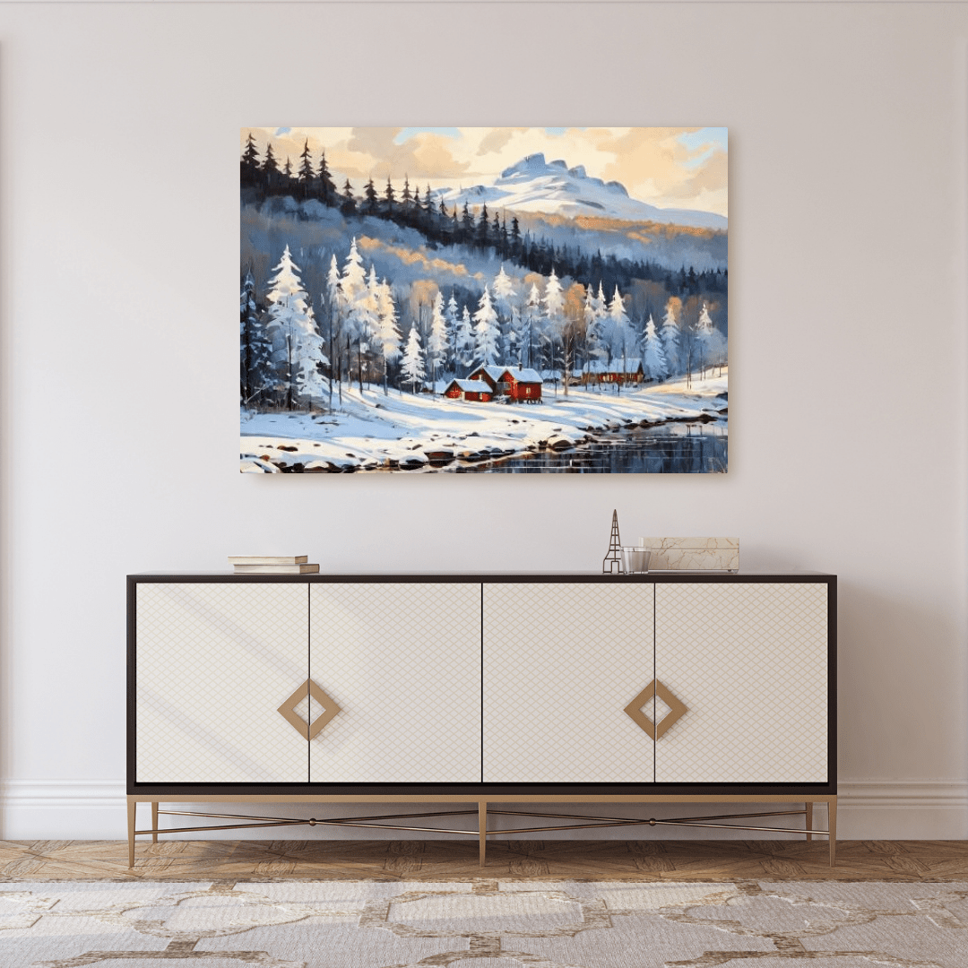 Winter In The Forest - Wall Art - Aestheticanvas