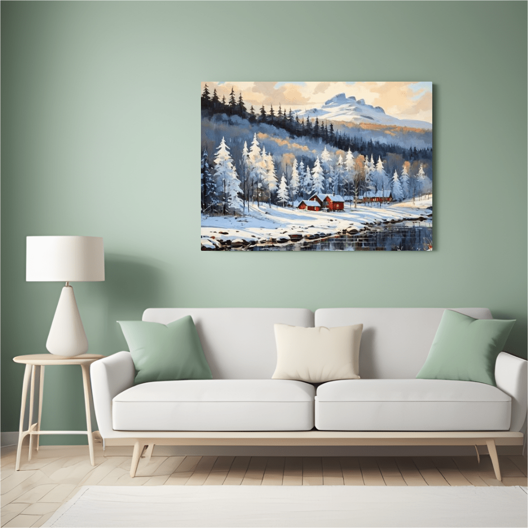 Winter In The Forest - Wall Art - Aestheticanvas