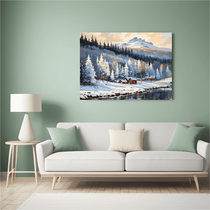 Winter In The Forest - Wall Art - Aestheticanvas