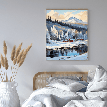 Winter In The Forest - Wall Art - Aestheticanvas