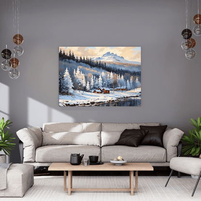 Winter In The Forest - Wall Art - Aestheticanvas