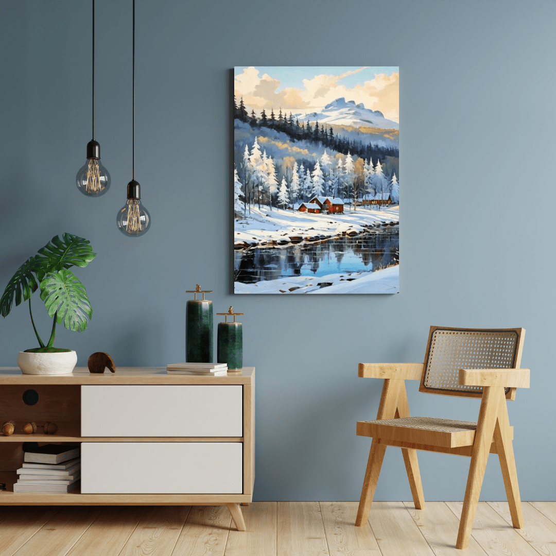 Winter In The Forest - Wall Art - Aestheticanvas