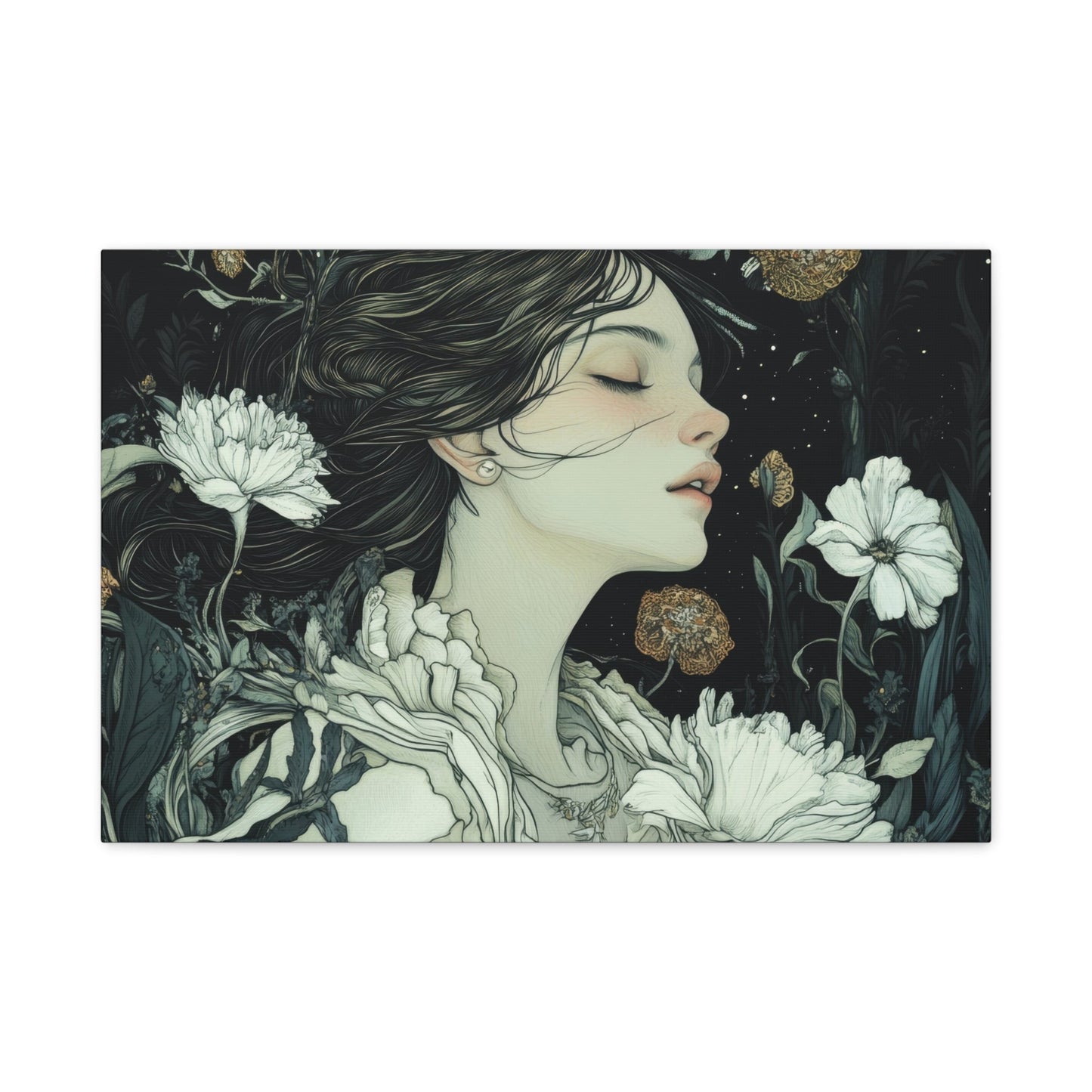 Women's Garden Dream - Floral Wall Art - Aestheticanvas