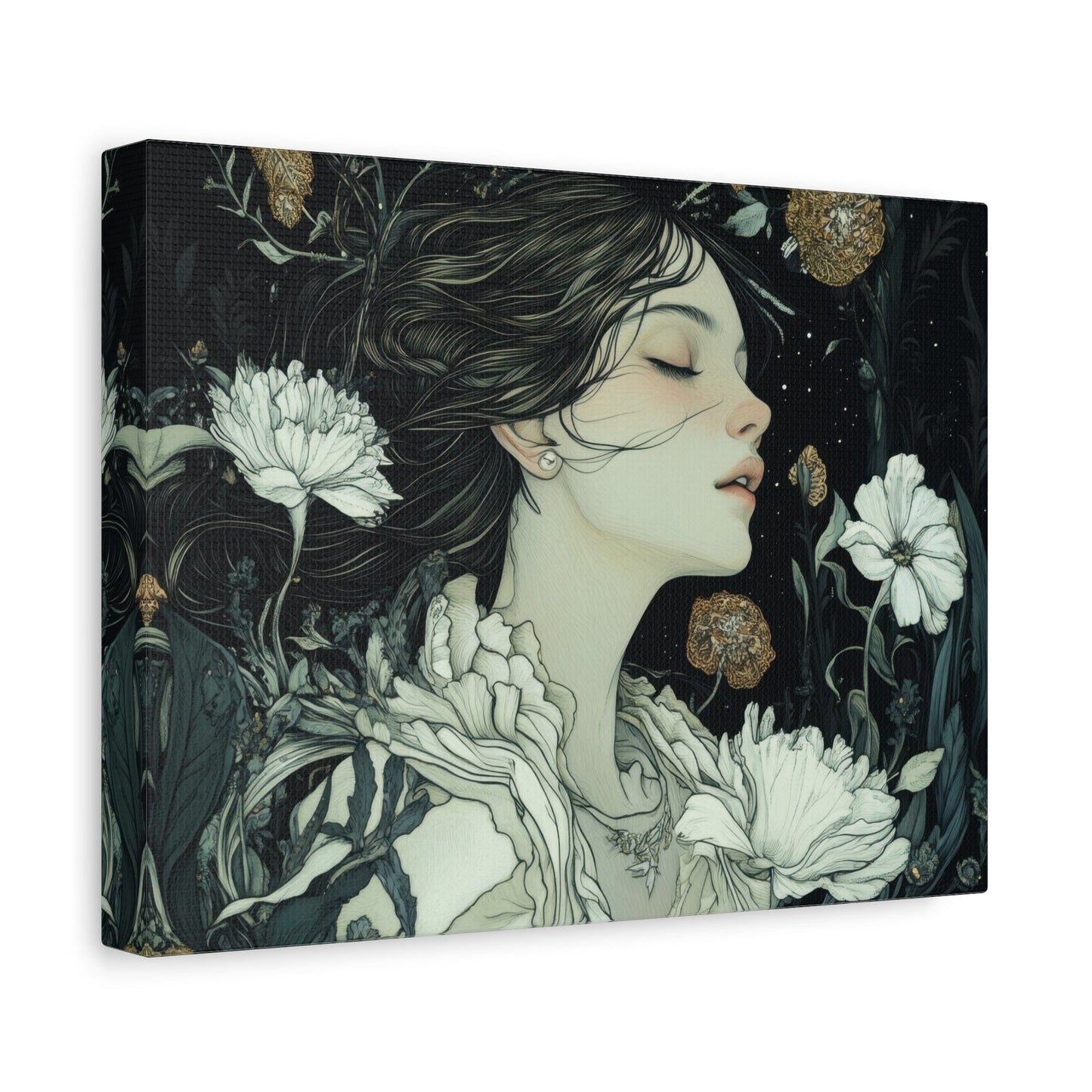 Women's Garden Dream - Floral Wall Art - Aestheticanvas