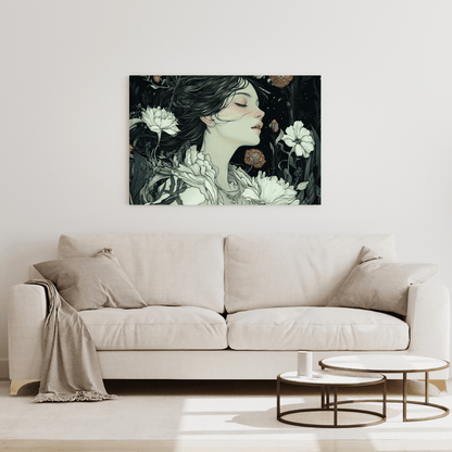 Women's Garden Dream - Floral Wall Art - Aestheticanvas