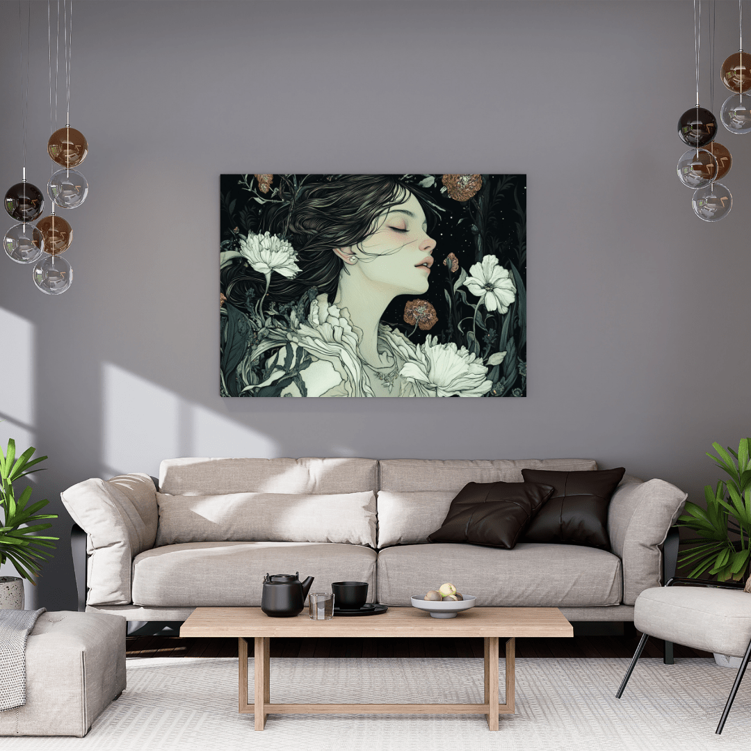 Women's Garden Dream - Floral Wall Art - Aestheticanvas