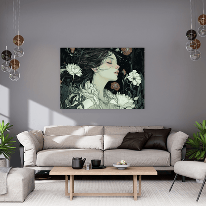 Women's Garden Dream - Floral Wall Art - Aestheticanvas