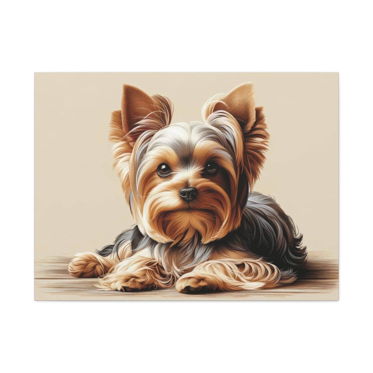 Yorkshire Terrier Charm - Dog Wall Art - Aestheticanvas