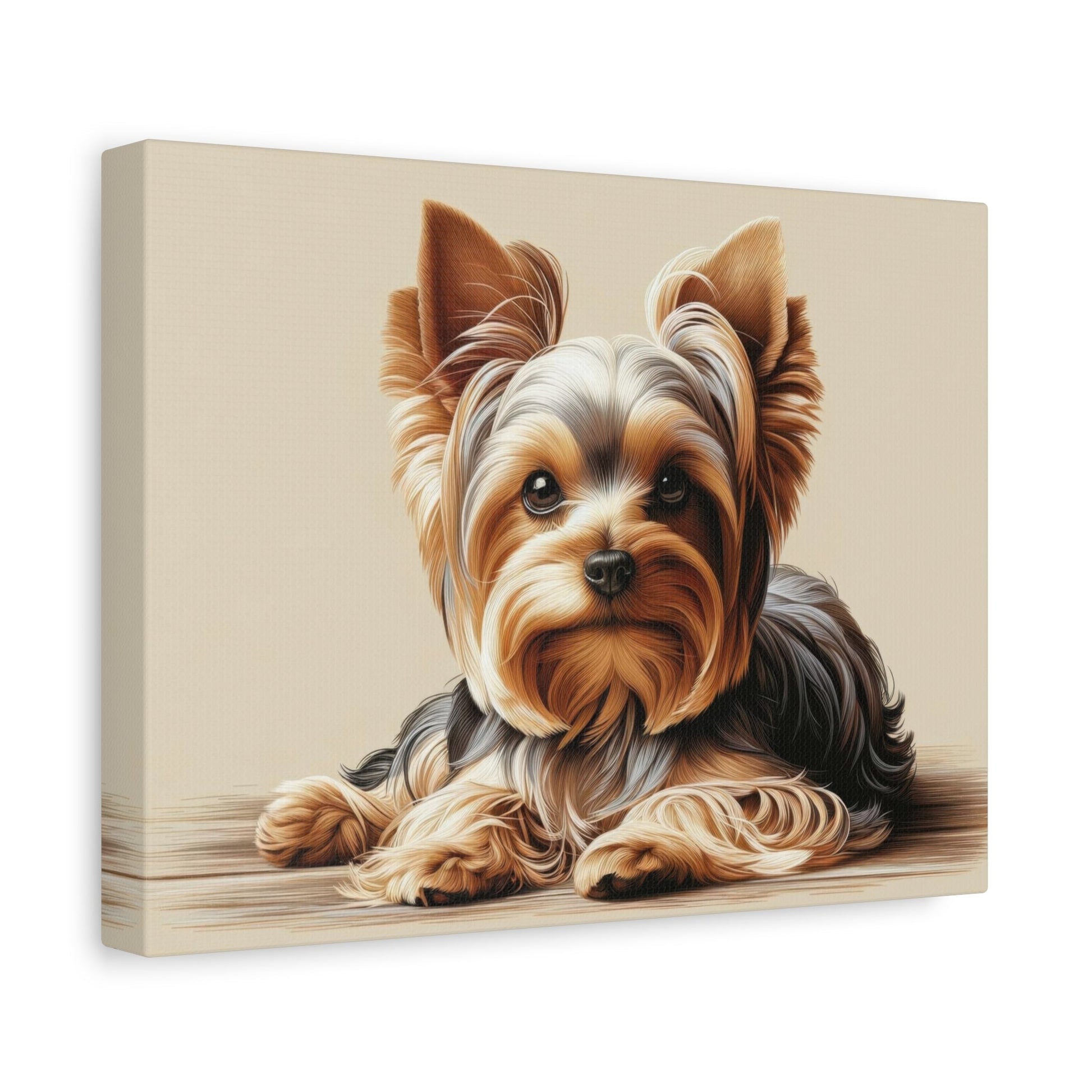 Yorkshire Terrier Charm - Dog Wall Art - Aestheticanvas